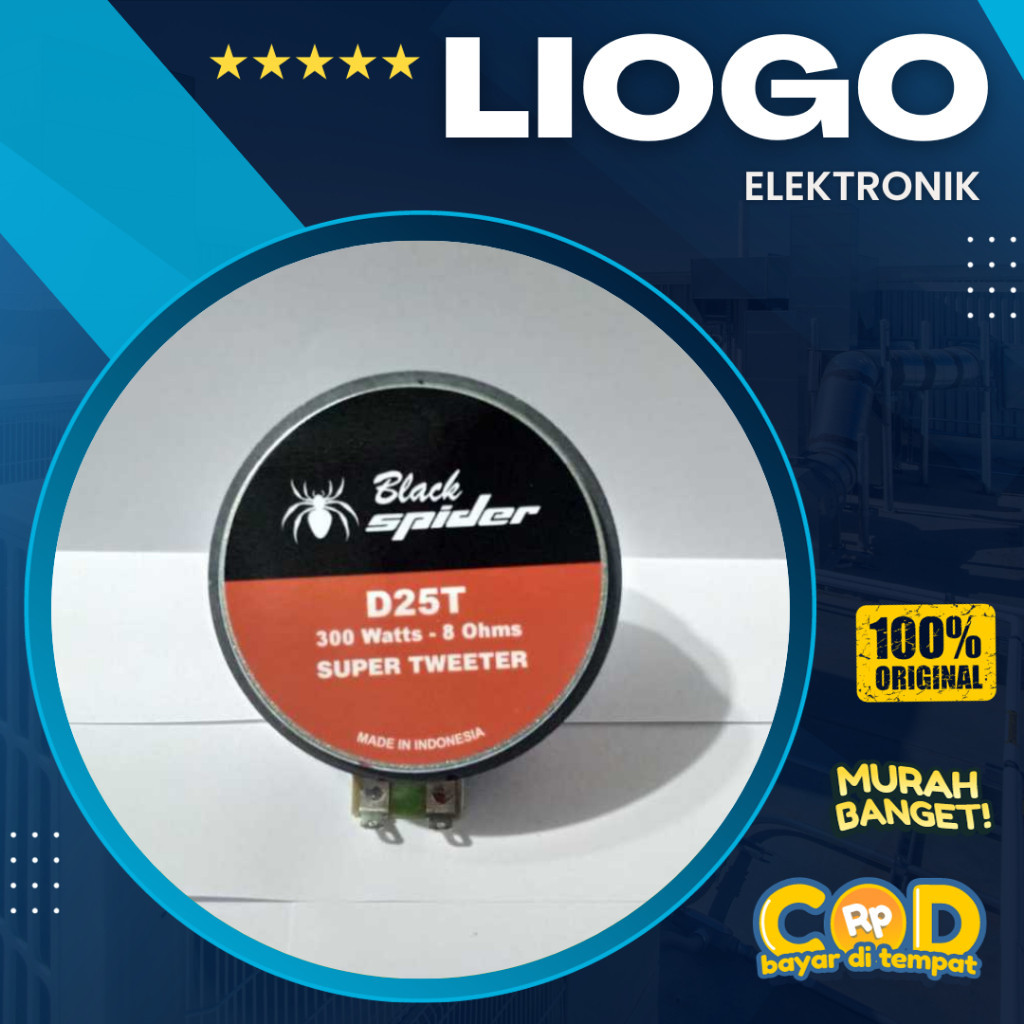 Driver Tweeter Horn Black Spider D25T 300Watt Driver Tweeter Lapangan