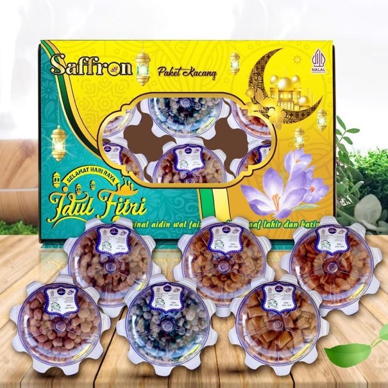 

CR - Paket Lebaran Kacang Safron isi 6 Toples TERLARIS