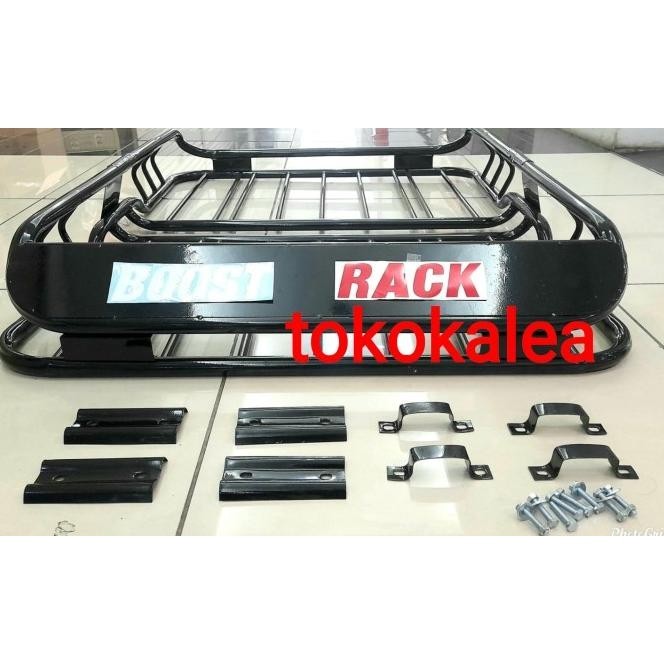Boost Rack Besi Roof Rack Bagasi Atas Mobil Mitsubishi Pajero Sport