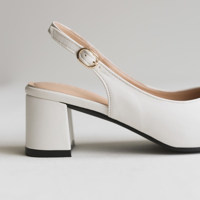 Sepatu Sandal Heels Mules Wanita Revania Hak 5 Cm Big Size