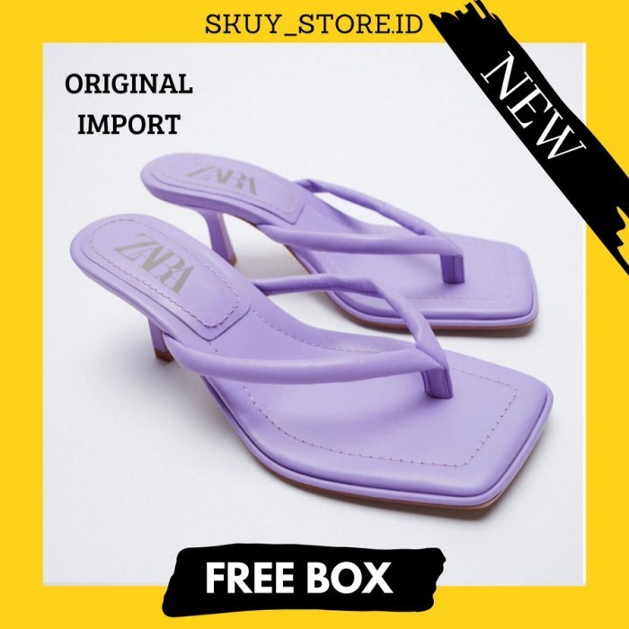 Sandal Wanita Zara Branded Heels Original Import Terbaru Zr 422