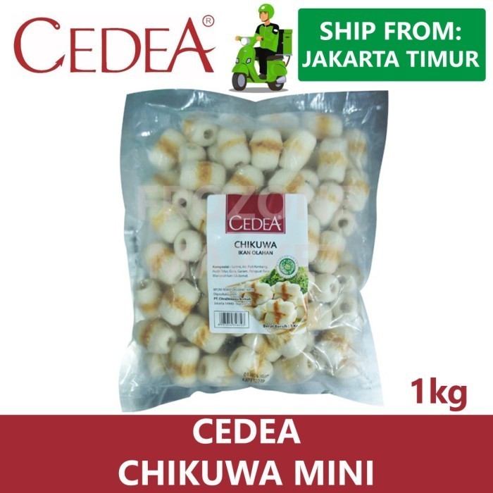 

Uinn - Cedea Chikuwa Mini 1Kg Ikan Olahan Frozen Food