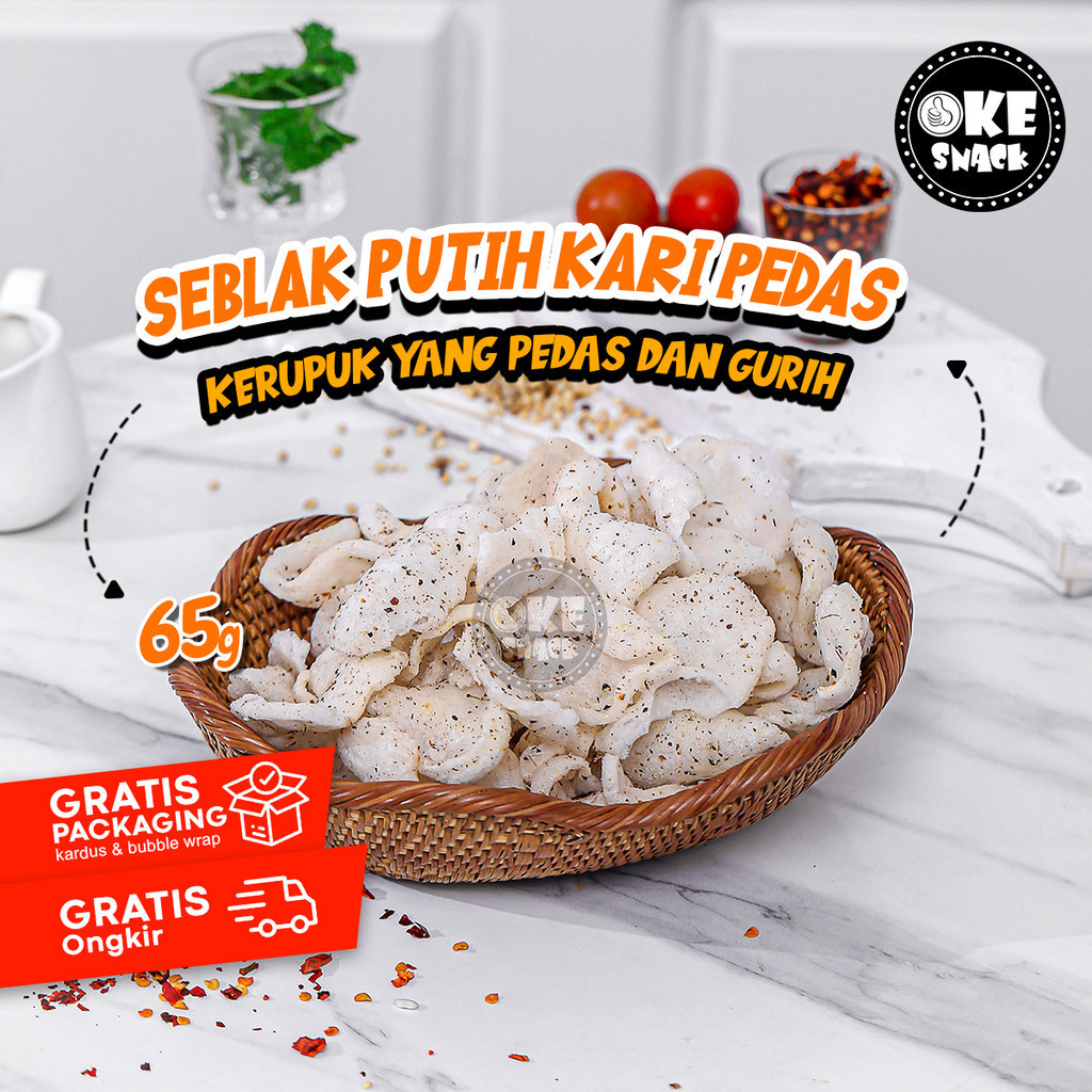 

Seblak Putih Kari Pedas 65g