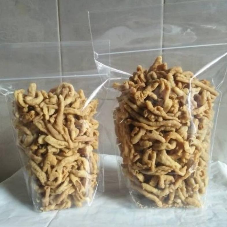 

POI KERIPIK USUS AYAM ASIN GURIH 500 GRAM KRIPIK USUS AYAM CRISPY TERLARIS