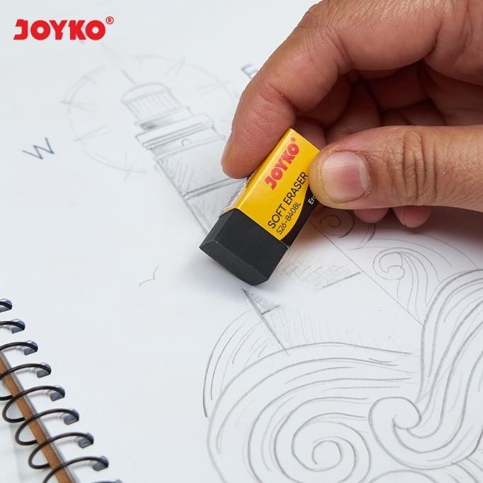 

Penghapus Eraser Joyko Hitam Kecil 526 B40BL ilmi__77