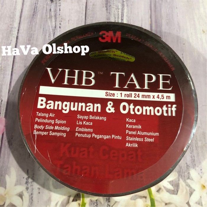 

HRG DISKON DOUBLE TIPE VHB 3M 24mmx4.5m