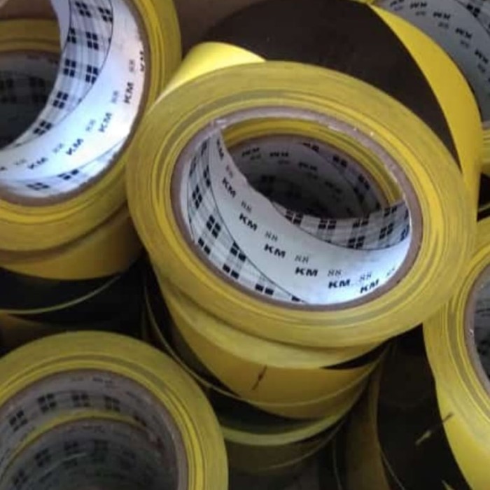 

MURAH km floor tape zebra (kuning-hitam)2in x 33m