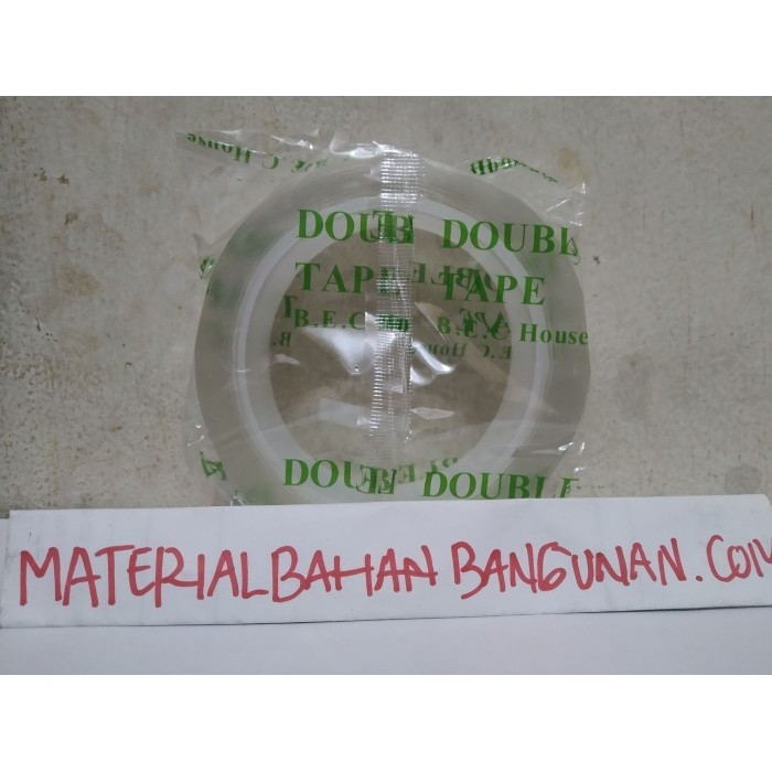 

BRG BARU Double Tape Bening 3 Meter Isolasi Selotip Solasi 2 sisi Serbaguna