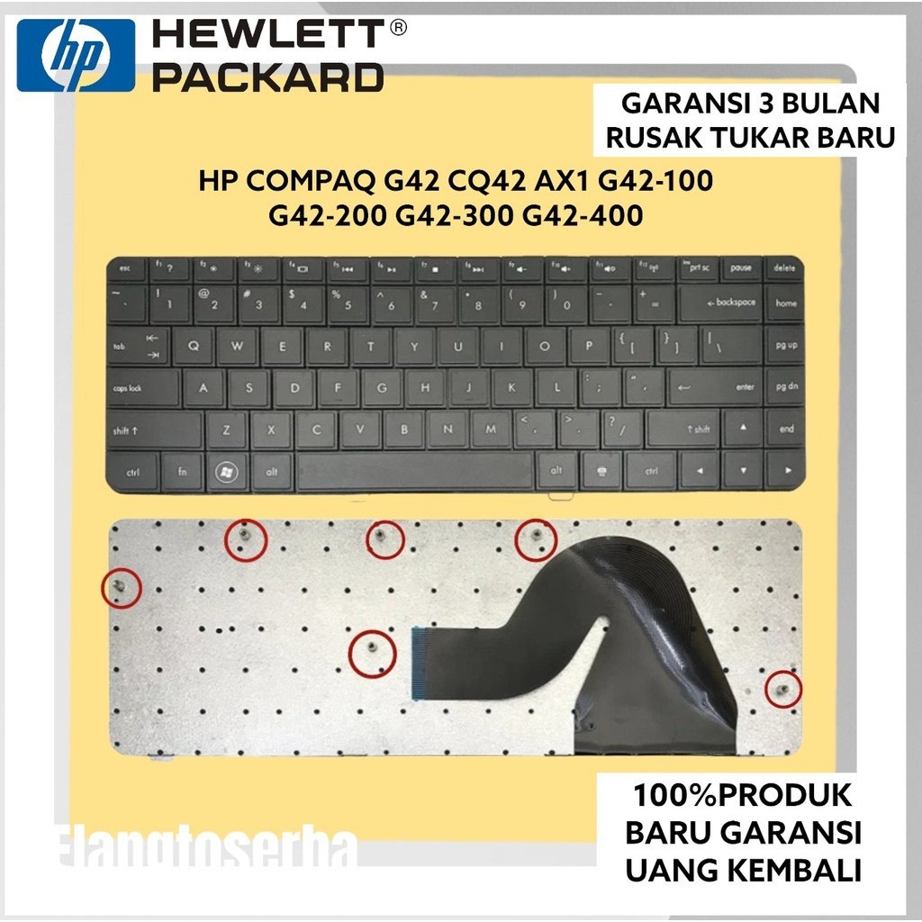 Original Keyboard Laptop HP Compaq Presario CQ42 G42 CQ 42 G 42