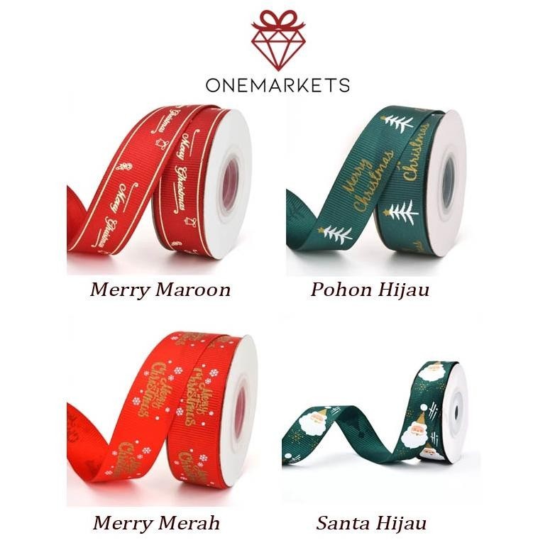 

Diskon Gila" 1 ROLL Pita Christmas Natal 2cm - Ribbon Snowflake PS108 ||