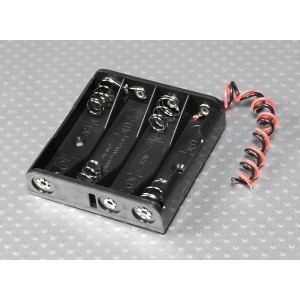 BATTERY HOLDER 4 X AAA