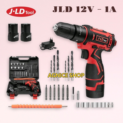 JLD 12V - 1A CORDLESS BATERAI BOR WITH TOOL KIT
