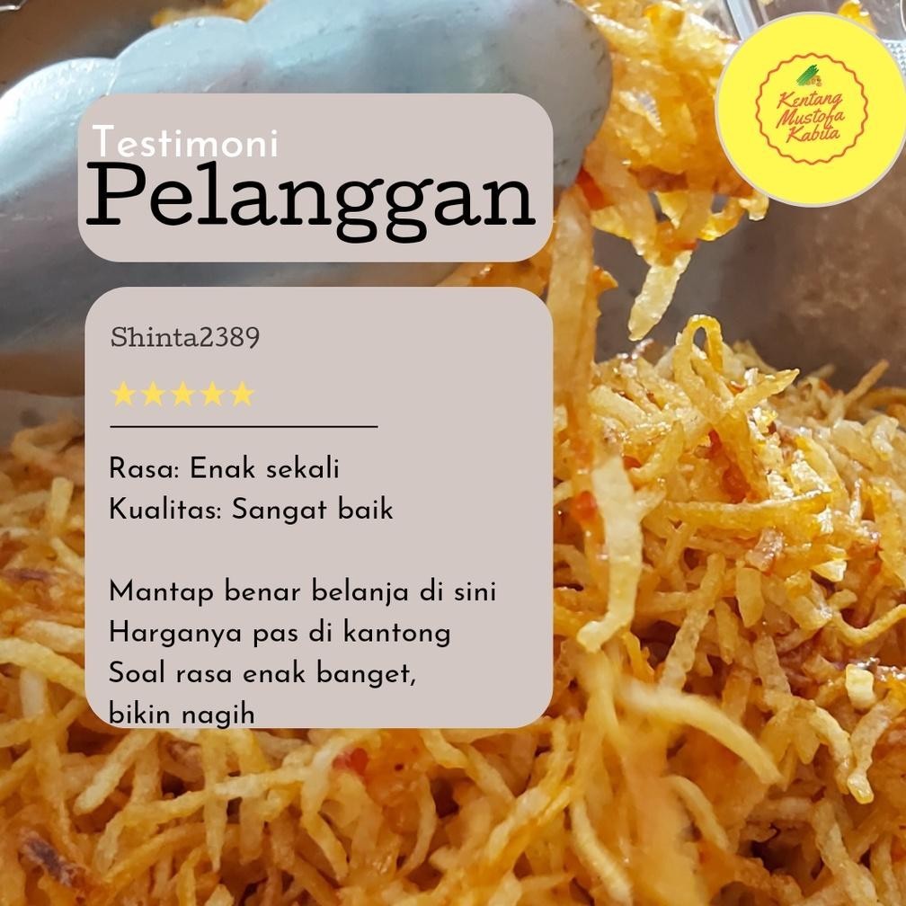 

POI Kentang Mustofa Kabita 500gr Lauk Kering Tahan Lama Kualitas Premium No MSG TERLARIS