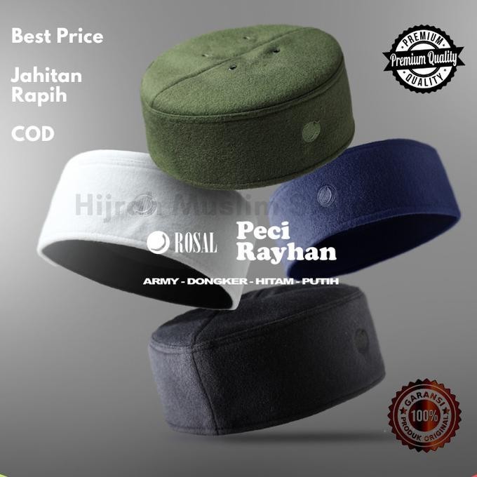 Peci Kh Malaysia Motif Terompah,Kembang,Wajik Nuzli Haji Alay Alai Original