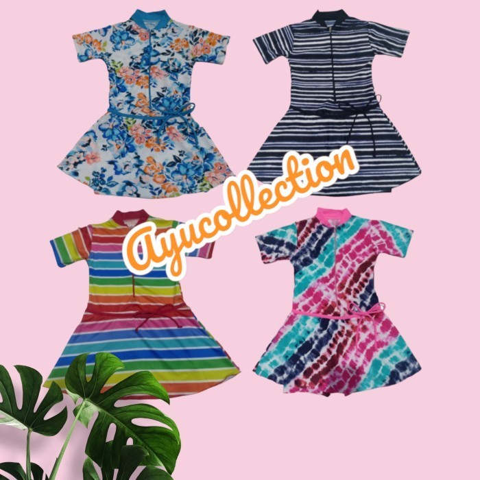 baju renang anak perempuan.baju renang rok anak perempuan motif. TERMURAH