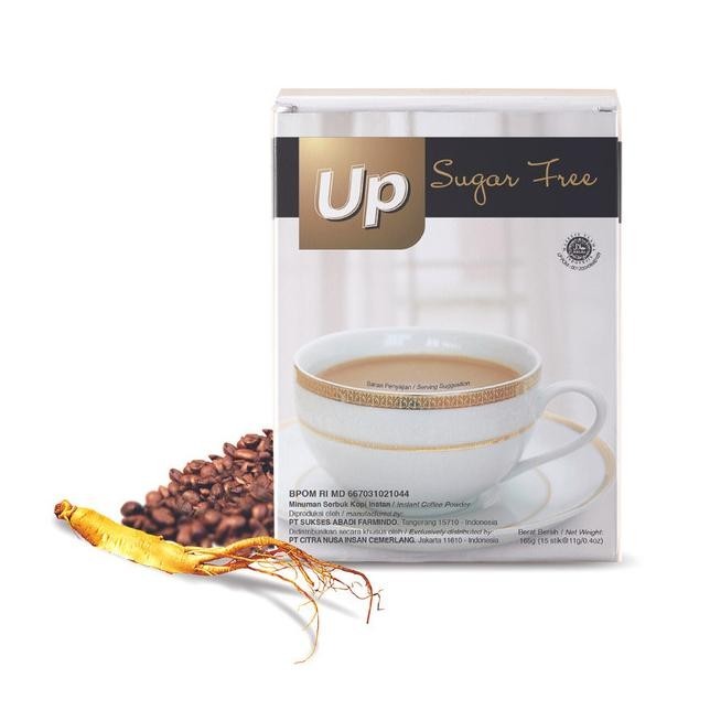 

Termurah! CNI Up Ginseng Coffee Sugar Free| Kopi Gingseng Tanpa Gula Kode Ql 319