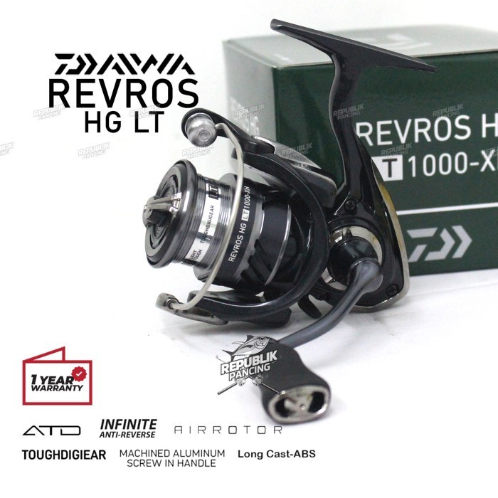 Reel Daiwa REVROS HG LT [2020] Power Handle Garansi 1000 - 6000