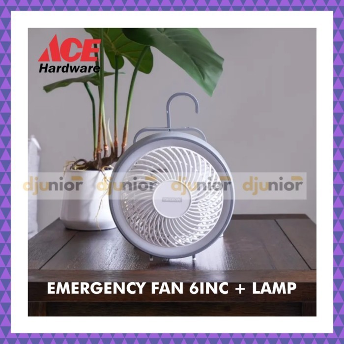 Krisbow - Emergency Lamp Fan / Lampu Kipas Angin Darurat