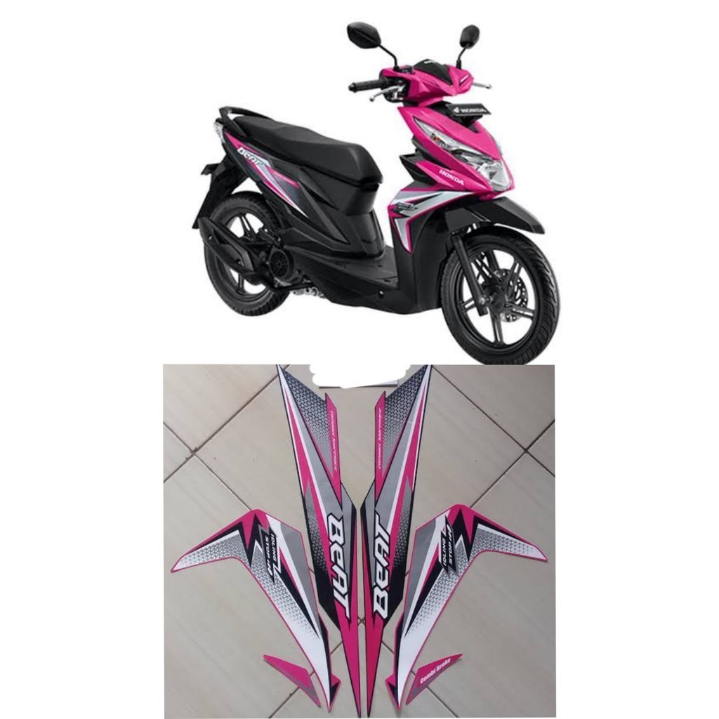 Striping Sticker Motor Beat Esp 2018 Lis Body Honda Beat Esp