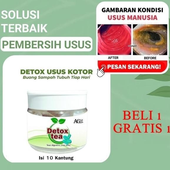 

AG38 teh detox racun dalam tubuh pembersih usus kotor original P88L