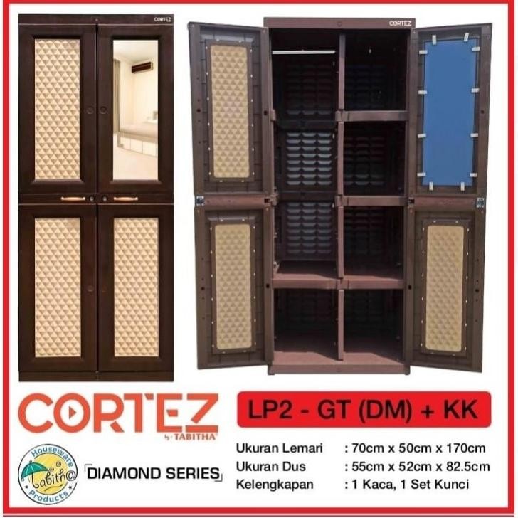 JUMBO - LEMARI PAKAIAN PLASTIK GANTUNGAN RAK TABITHA CORTEZ LEMARI GANTUNG