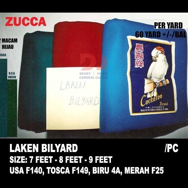 TERBARU KAIN LAKEN BILLIARD, 8 FEET DISKON