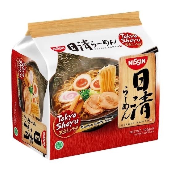 

E Nissin Ramen Tokyo Shoyu / Nissin Tokyo Shoyu Ramen 5 X 106 Gram