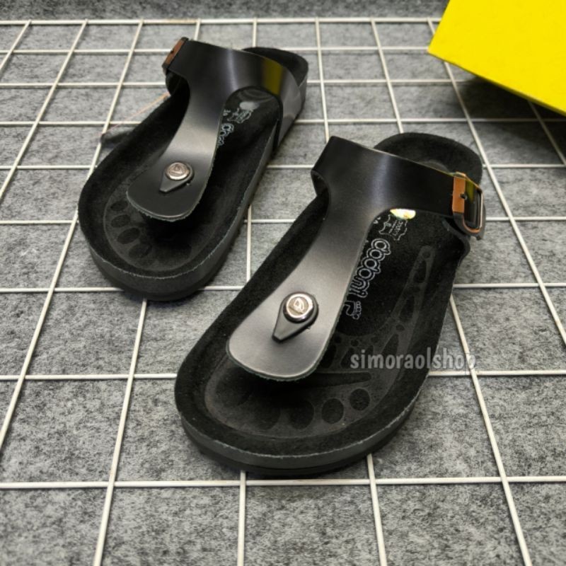 Sandal jepit pria/ Sandal DODONI BU 867/ Sandal kulit pria