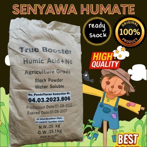 Asam Humat ( 25 Kg ) 85 % . Pembenah Tanah / Asam Humate / Humic Acid