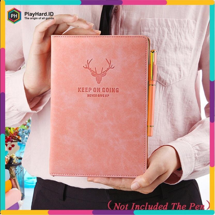

Buku Catatan Harian Notebook Diary Cover Kulit 180 Lembar A5 - Baby Pink
