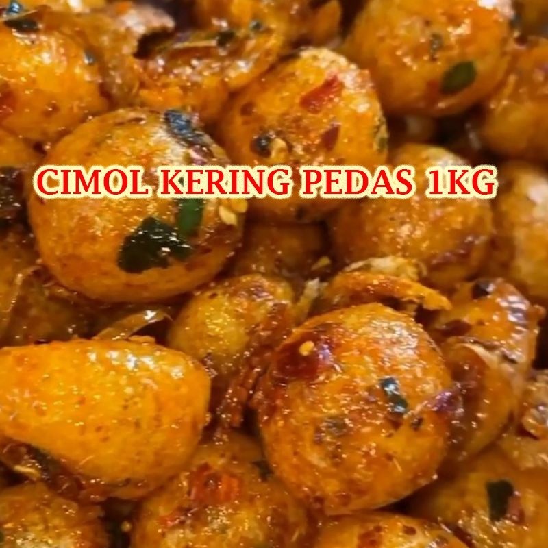 

Cimol Kering Pedas 1KG Cimol Pedas Daun Jeruk