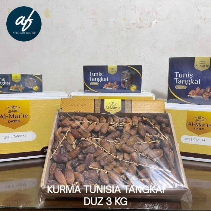 

Kurma Tunisia Tangkai Premium Al Mar'ie dus 3kg