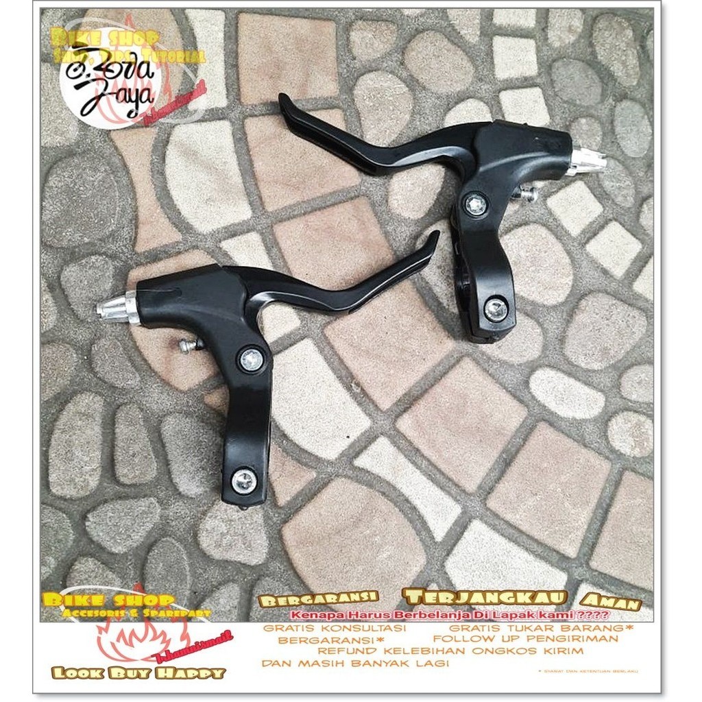 HANDLE REM MTB BMX PVC ALLOY INTER Sepeda MTB BMX