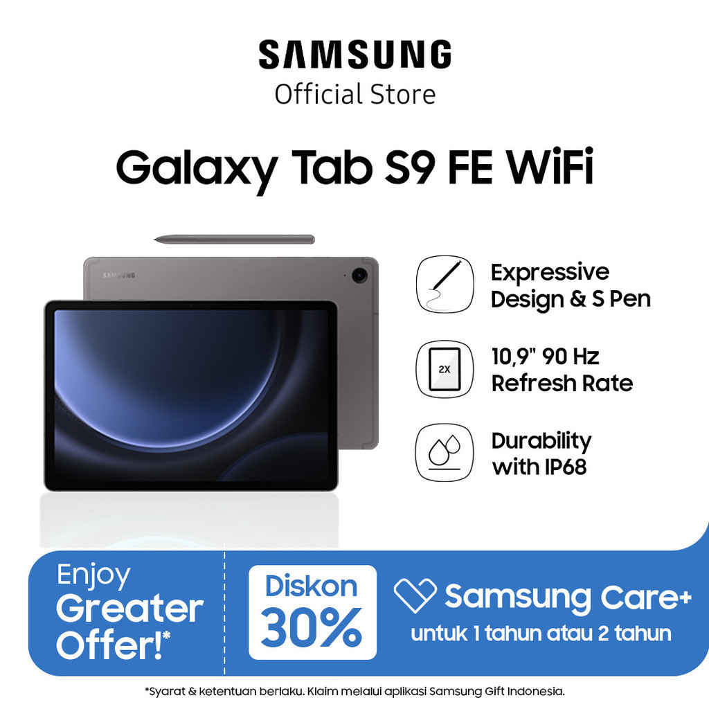 Samsung Galaxy Tab S9 FE WiFi 6/128GB - Gray