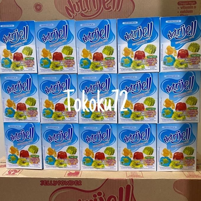 

Nutrijell Jelly Plain 15 Gr Per Box Isi 12 Pcs