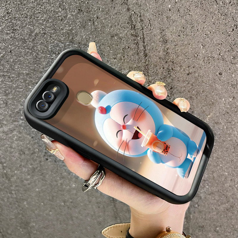 Casing Hp OPPO A7 OPPO A5s OPPO A12 OPPO A12S A11k Case pola Doraemon pelindung Kesing HP silikon lu
