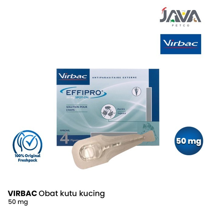 Obat Kutu Kucing Effipro Cat 50 Mg Obatb Tetes Kutu Virbac Ampuh