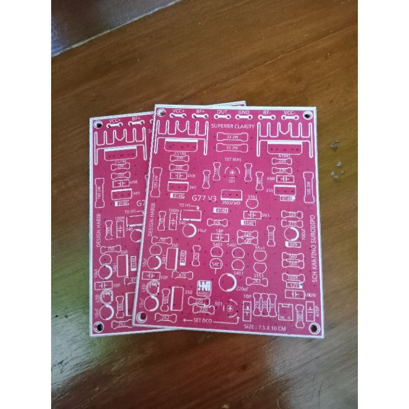 PCB driver G77 clarity
