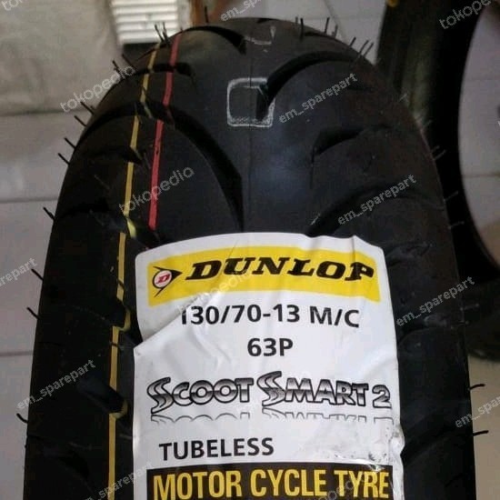 Ban Motor Dunlop 130/70-13 Scoot Smart 2 Adv Nmax No Maxxis Pirelli