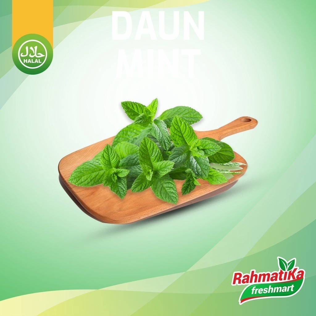 

Daun Mint Segar / Daun Mint Fresh 75 gram (Sayur Segar)