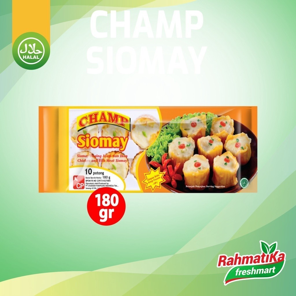 

Champ Siomay Daging Ayam dan Ikan 180 gram