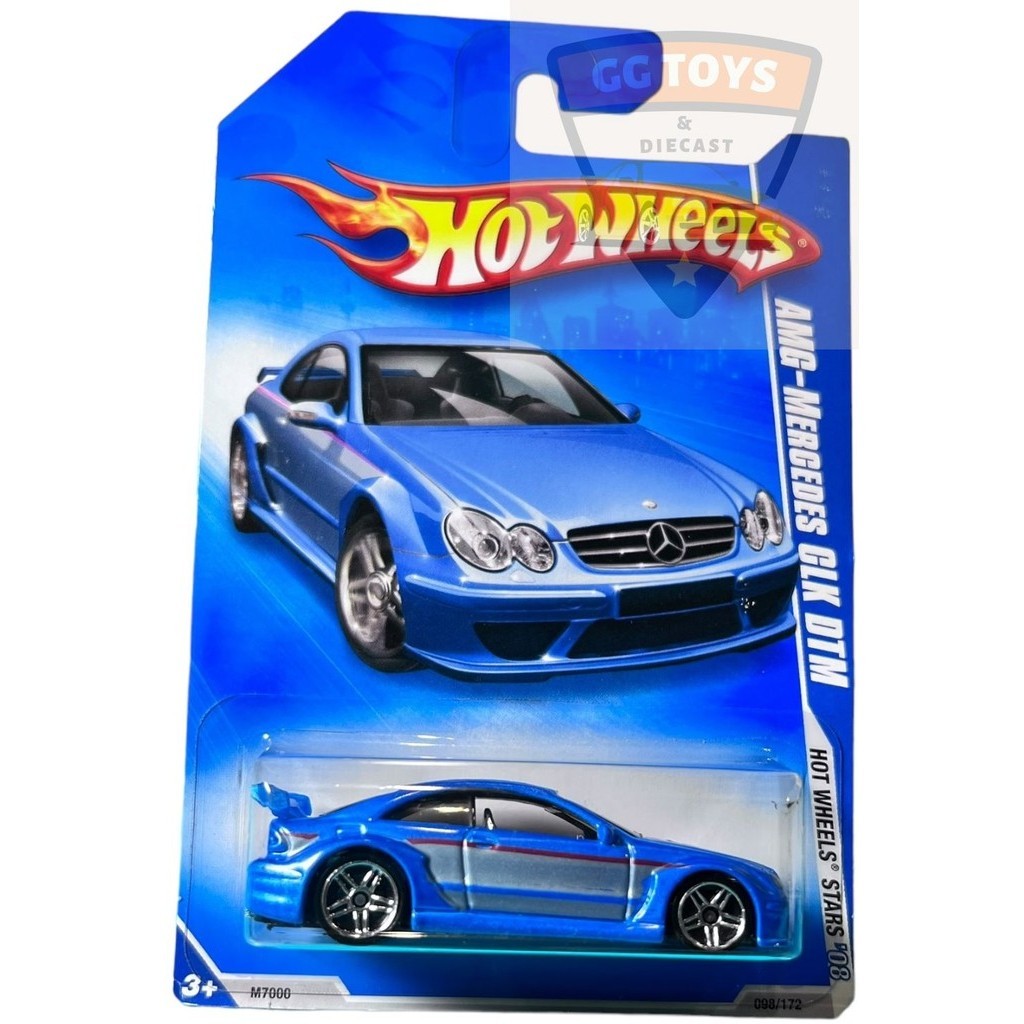 Hotwheels Hot Wheels Bluecard AMG Mercedes CLK DTM Biru