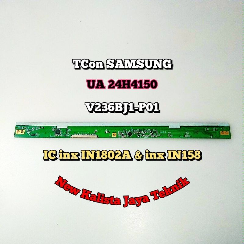 TCON TV SAMSUNG 24H4150 ORIGINAL V236BJ1 P01 TIKON SAMSUNG 24H4150 TICON 24H4150 TCON TV SAMSUNG UA 