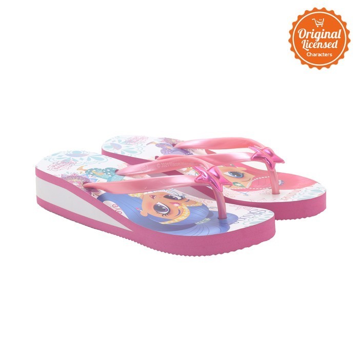 Shimmer And Shine Sandal Jepit Anak Wedges White