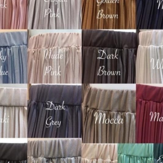 Rok Plisket Korea/Rok El A 236 Tebal Bagus Ter