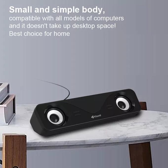 Kisonli Speaker Laptop / Komputer Soundbar I-610