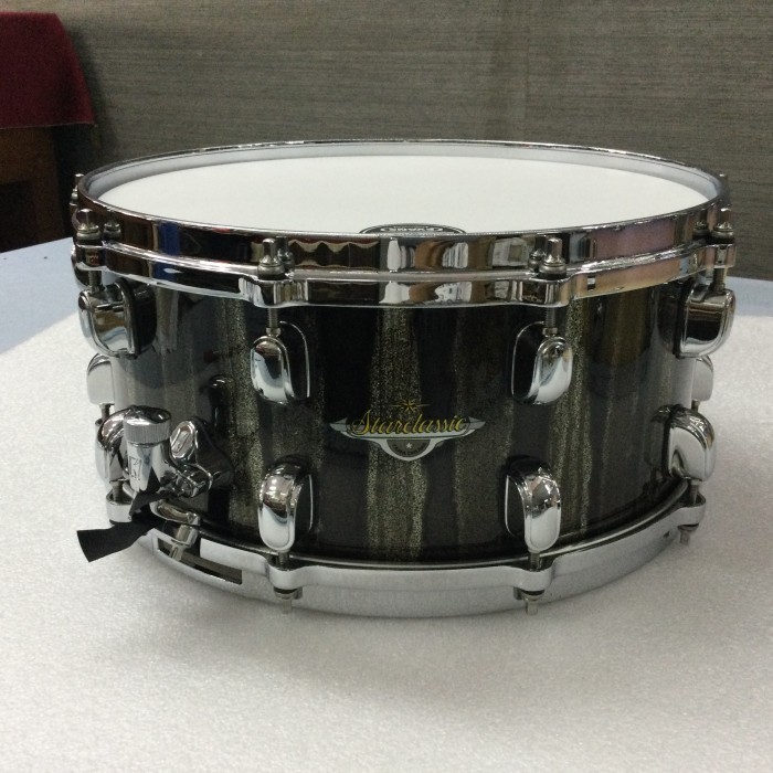 Tama Bgs1465 Bcs - 6.5X14" Starclassic Bubinga Snare Drum Black Clouds