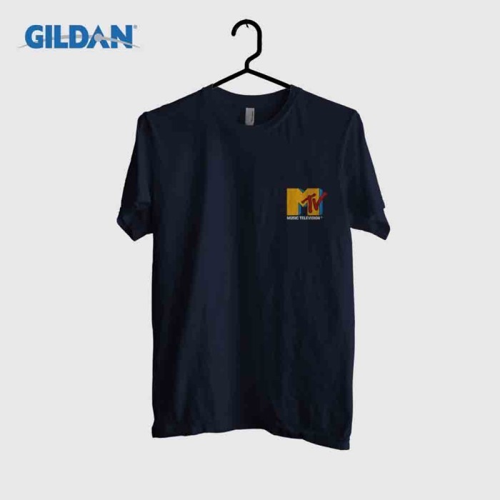 Kaos Generasi 90An Original Gildan - Mtv Logo Small
