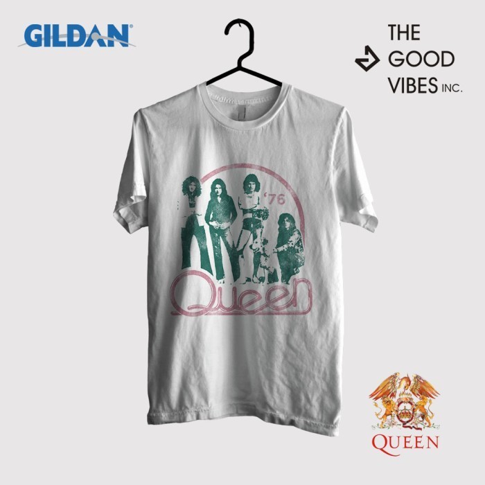 Kaos Band Queen Original Gildan - 76