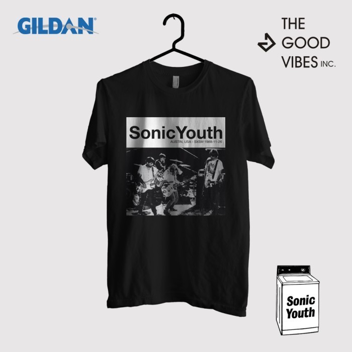 Kaos Band Sonic Youth Original Gildan - Austin